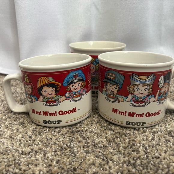 3 Vintage Campbell Kids Soup Mugs 1989 1997 EVC‎ - Picture 2 of 6